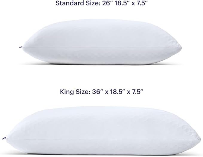 Purple Freeform Pillow - King Size, Customizable Support with GelFlex Grid & MicroFlex Moon Foam - Pressure Relief, Cooling, Extra Filling & Adjustable Height
