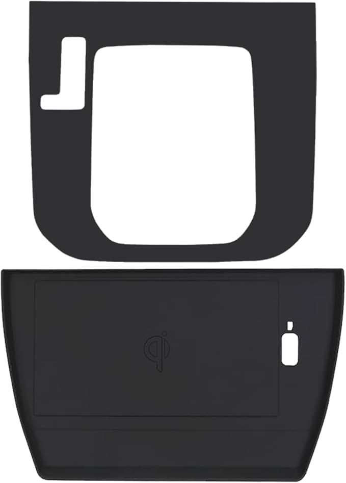 Center Console Wireless Charging Protective Mat and Center Console Cover Carbon Fiber fits for 2025 2026 Forester Accessories Inserts Liner Anti-Slip Anti-Dust Waterproof Mats