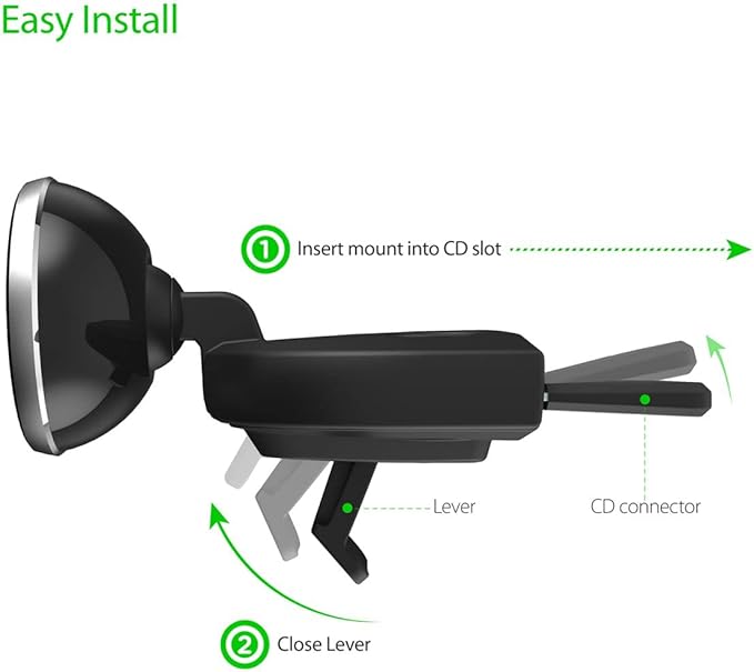 Car Mount, iOttie iTap Magnetic CD Slot Holder for iPhone 6s Plus 6s 6 SE,Galaxy S7 S7 Edge S6 S6 Edge,Galaxy Note 5