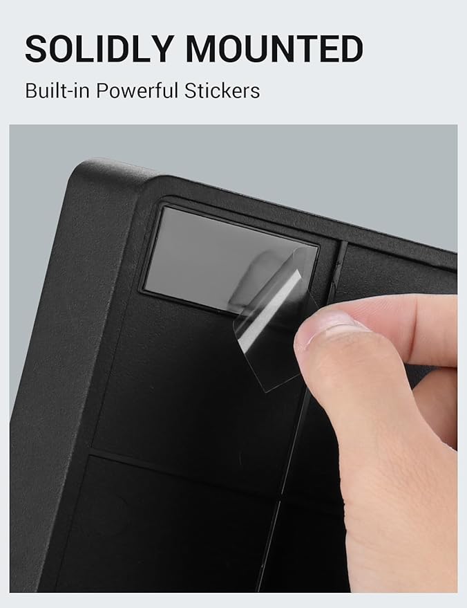 BASENOR 2022-2026 Tesla Model X Model S Center Console Organizer Behind Screen Storage Box, Dashboards Hidden Tray, Non-Slip Sunglasses Card Tissue Holder, Accessories for Refresh Plaid Long Range