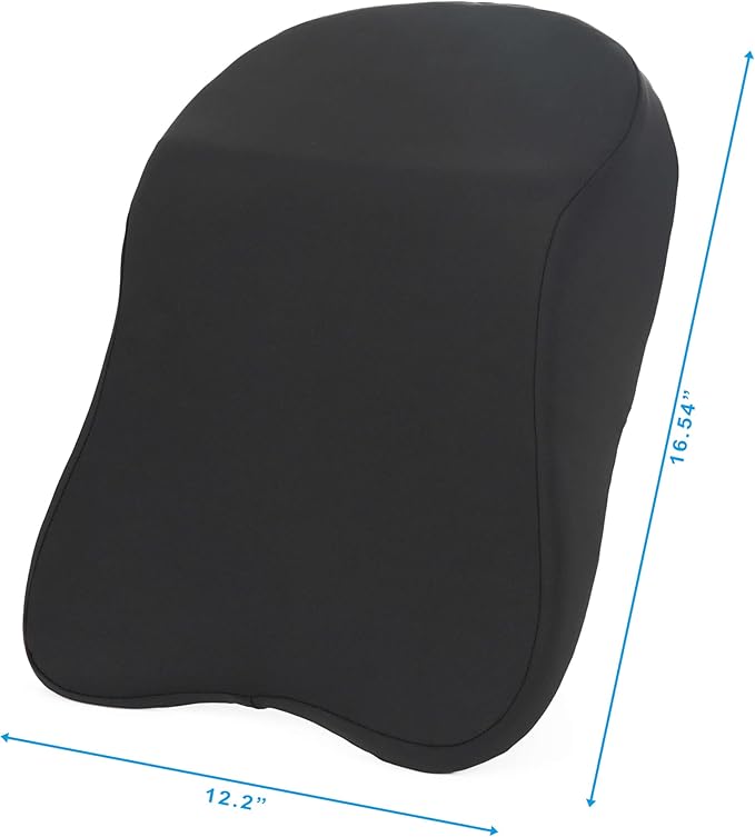 Car Headrest Pillow - Shoulder & Neck Pillow for Car Headrest w/Adjustable Strap & Clip to Secure - Memory Foam Car Neck Pillow for Driving Seat - Ergonomic Head Rest Pillow for Car Seat Neck Support