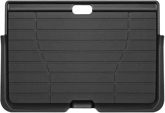 Muslogy Front Center Console Organizer Compatible with 2021-2023 2024 GMC Yukon & Chevy Tahoe Suburban Hidden Panel Secret Pocket Lid Removable Cover with USB Hole (Not for Yukon Denali/Ultimate)