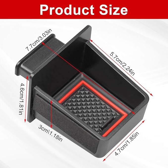 Drivers Side Dashboard Storage Drawer Tray Center Console Organizer Compatible With For Toyota Tacoma 2024-2026 Toyota 4Runner 2025-2026 Interior Cubby Drawer Organizer Tray Storage Box