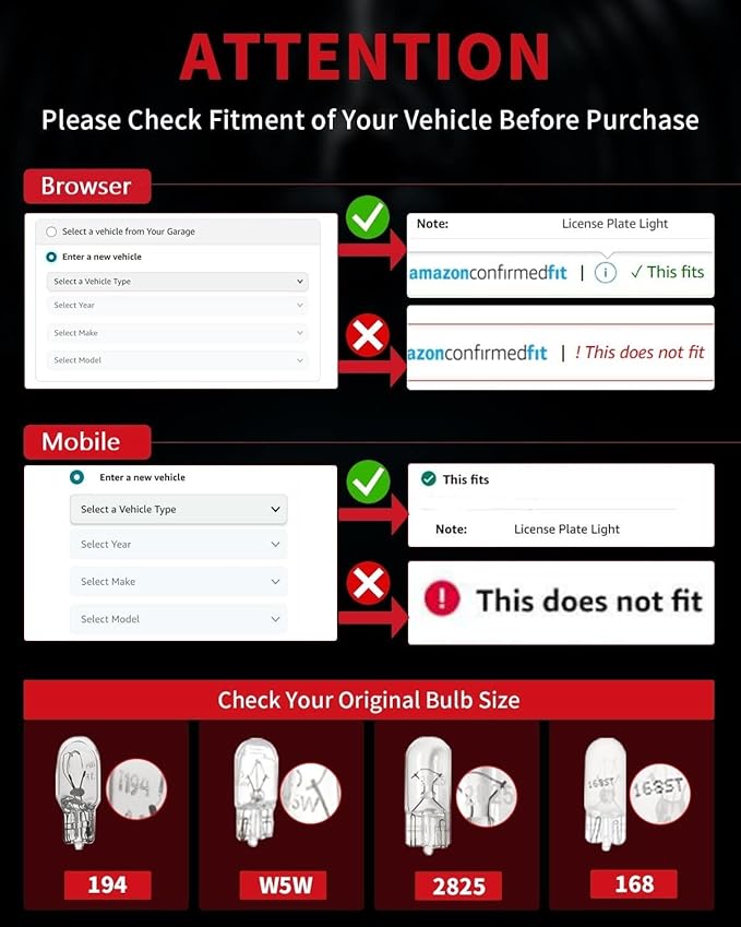 LASFIT 194 168 T10 2825 W5W LED Bulb Canbus Error Free,3030 Chipsets Error Free for Car Interior Dome Map Door Courtesy Lights, Non-Polarity 400LM 6000K Extremely Bright Green Color