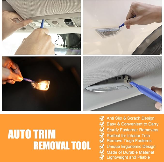 24 Pieces Dome Light LED Car Interior Bulb Kit Set 194 T10 DE3175 578 31mm 42mm Bulbs Interior Replacement Lights for Car Map License Plate Door Side Marker Cornering Trunk Light - Amber