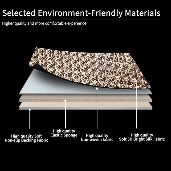 Auto Newer Breathable Universal Four Seasons Car Seat Covers, Luxury Include Front Car Seat Protector and RearCar Seat Cushion,Compatible with 95% Vehicles, Fit for Cars Truck SUV (Beige,3PCS)