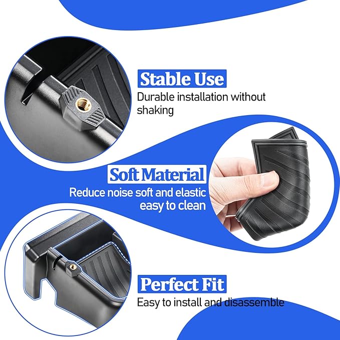 Center Console Organizer for Toyota Tacoma 2024-2025, 14-Inch Dashboard Storage Tray w/Anti-Slip Silicone Pad & Hidden Tray Accessories