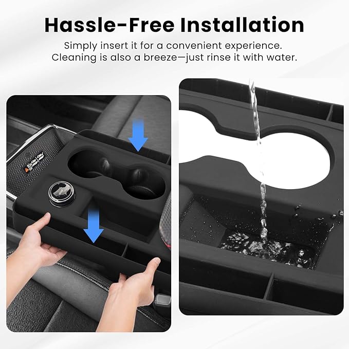 Autorder Silicone Center Console Organizer for 2025-2026 Chevy Chevrolet Equinox Accessories Anti Scratch Protective Pad Cover Storage Box Silicone Shift Panel Trim Cover(Not for Equinox EV)