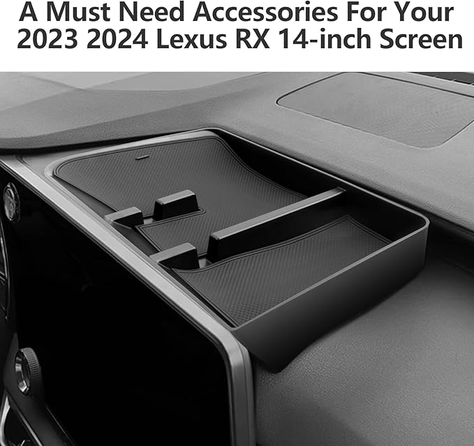 LUWU for 2026 2025 Lexus RX350 RX350H RX450H RX500H Dashboard Console Organizer 2026 Lexus RX350 Armrest Organizer Storage Box 2026 Lexus RX350 Console Organizer Tray 2026 2025 Lexus RX Accessories