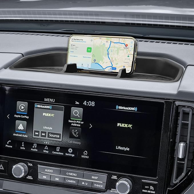 EDBETOS Frontier Dashboard Insert Tray Compatible with Frontier 2025 Accessories Storage Box Phone Holder Non-Slip Silicone Rubber Interior Dash Organizer (NOT for 2022-2024 Frontier)