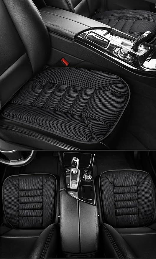 Mesh Car Seat Cushion for Driving, Summer Cooling Breathable 3D Air Car Seat Pad for SUV Pickup Truck Or Office Chair (Black)