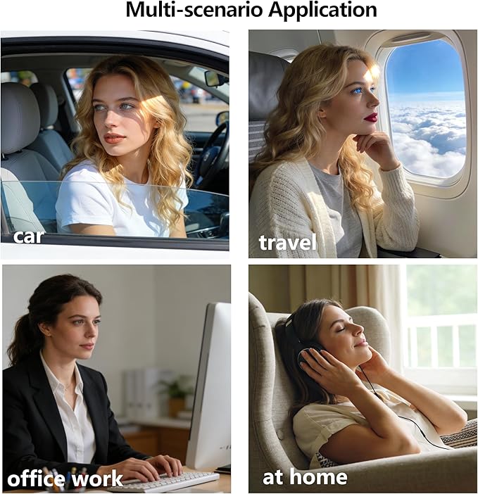 Car Headrest Leather Memory Foam Neck Pillow for Driving with Leather Soft Comfortable Seat Head Pillow Cushion / Car Neck Pillow SUV Sedan Relieving Neck Stiffness Seat Neck Support Pillow White 2PC