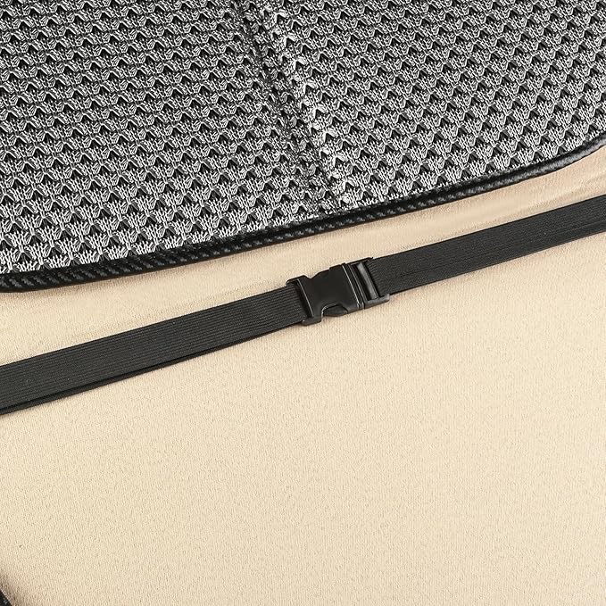 Auto Newer Luxury Breathable Car Seat Cover,Rear Car Seat Protector, Fit Four Seasons of Universal Automotive Vehicle Cushion Cover, Compatible with 90% Cars,SUV,Trucks (Gray,Rear Seats)