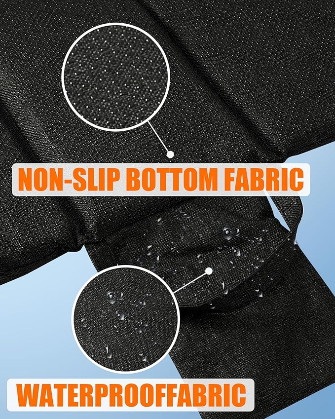 10000mAh Heated Seat Cushion Battery Operated - Foldable Portable USB Rechargeable Heating Seat Cushion for Office, Bleacher, Stadium,