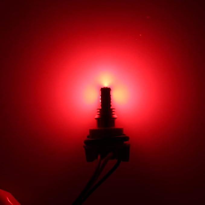 3Pcs Red Interior Map Dome Light LED Bulbs Compatible with 1987-1996 Ford F-150 F-250 Bronco