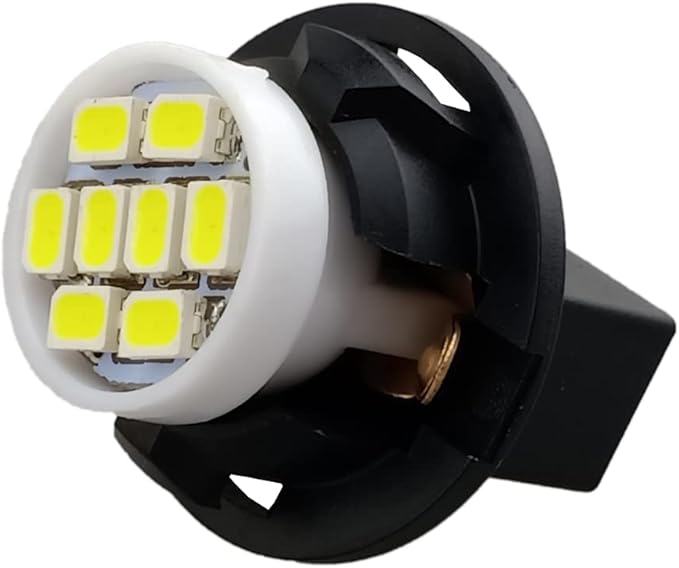 T10 194 168 Dash Instrument White LED Light Bulbs Bright Panel Gauge Cluster Dashboard LED Light Bulbs 10Pcs/Set (White)