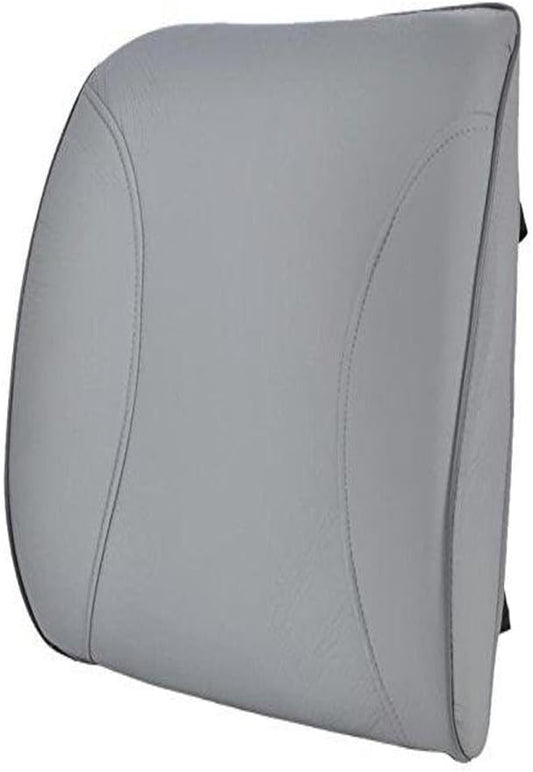 BDK BS-300-GR Durable Foam Lumbar Support 3D Balanced Firmness Cushion-Lower Back Pain Relief-Best for Office Chair, Car Seat, Recliner, Gray