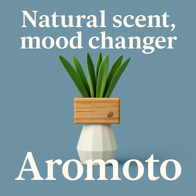 Wooden Car Air Freshener – Premium Natural Scents for Every Drive – Car Odor Eliminator (Sandalwood)