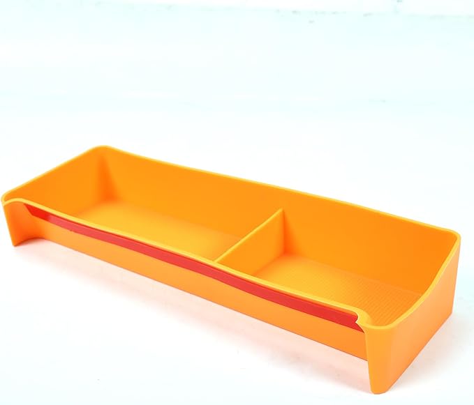 Center Console Dash Organizer for INEOS Grenadier 2020-2025 Accessories, Dashboard Organizer Tray, Navigation Screen Rear Stroage Tray, Dash Panel Insert Behind Screen Silicone Stroage Pallet (Yellow)