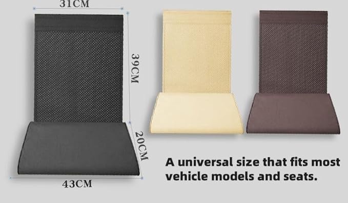 JUPENG Car Seat Leg Extender with Memory Foam ，Leg Rest Pillow for Tall Drivers,Office Chair ，Extra Long Leg Support Cushion，Car Seat Thigh Extender Support Cushions（Black，Beige，Brown） (Black)