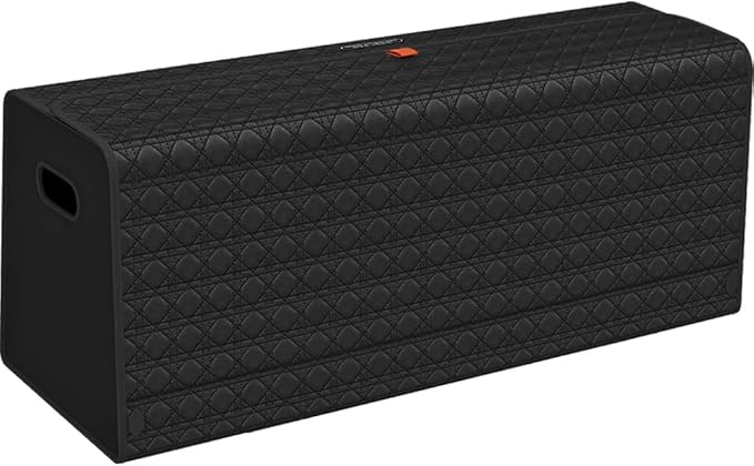 GMQ Car Trunk Organizer for SUV,Car Organizers and Storage with Collapsible Storage, Large Capacity for SUV, Truck, MPV (Black)