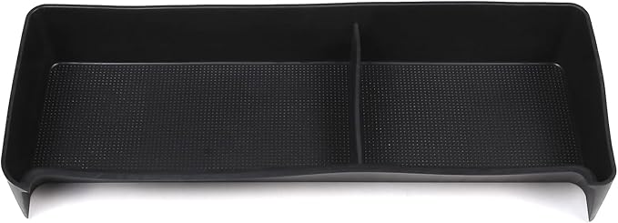 Center Console Dash Organizer for INEOS Grenadier 2020-2025 Accessories, Dashboard Organizer Tray, Navigation Screen Rear Stroage Tray, Dash Panel Insert Behind Screen Silicone Stroage Pallet (Black)