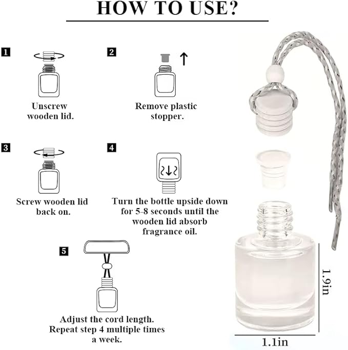 Fraser Fir Seasonal Car & Closet Air Freshener – Hanging Essential Oil Diffuser, Modern and Long Lasting Scent for Car, Bathroom, Closet – 2-Pack Air Freshener for men and women