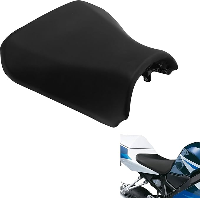 TCMT PU Leather Front Driver Seat for Suzuki GSXR600 & GSXR750 (2004-2005), Black, Motorcycle Seat