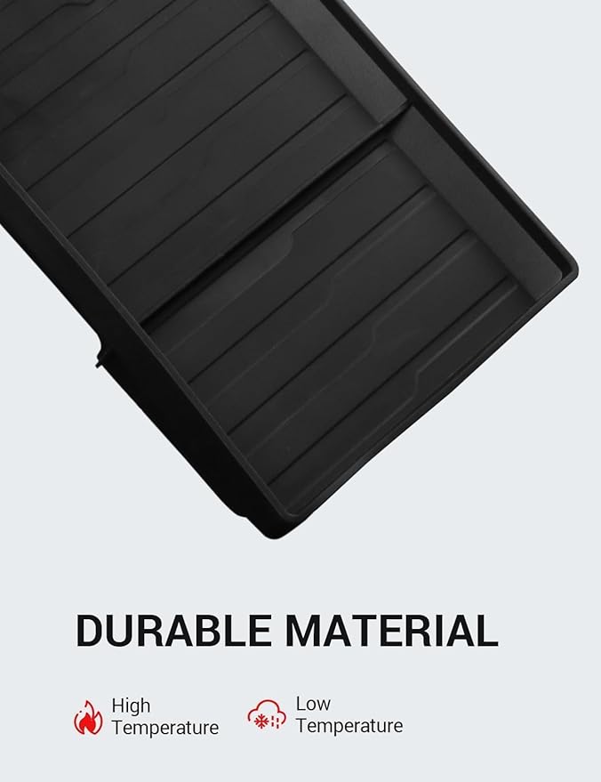 BASENOR Tesla Model Y Model 3 Center Console Behind Screen Storage Box, (Proprietary Design) Dashboards Hidden Organizer Tray Sunglasses Holder for 2017-2023 Model 3 2020-2024 Model Y