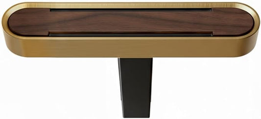 MOOD Car Air Freshener, Premium Wood and Metal Automotive Vent Clip Diffuser, Car Accessory Gift, Gadget, Stocking Stuffer - Champagne Brass