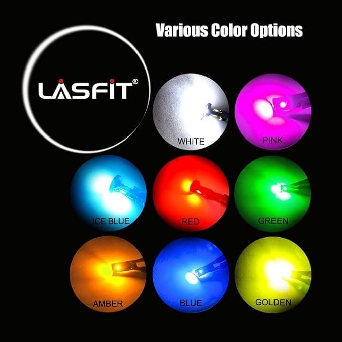 LASFIT 194 168 T10 192 2825 W5W LED Bulb Canbus Error Free, Non-Polarity 400LM Extremely Bright for Dome Map Courtesy Door Trunk Cargo Lights, 12-24V, Purple Pink (Pack of 2)