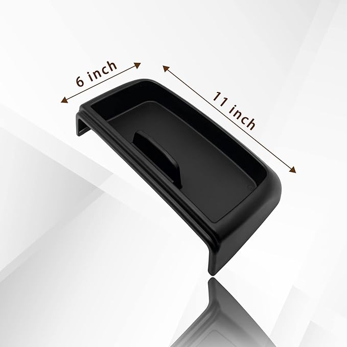 Muslogy Dashboard Storage Box Compatible with 2021 2022 2023 2024 GMC Yukon Chevy Tahoe Suburban Accessories Insert Behind Screen Console Organizer for Tahoe Suburban 2021-2024 Not for Denali(Brown)