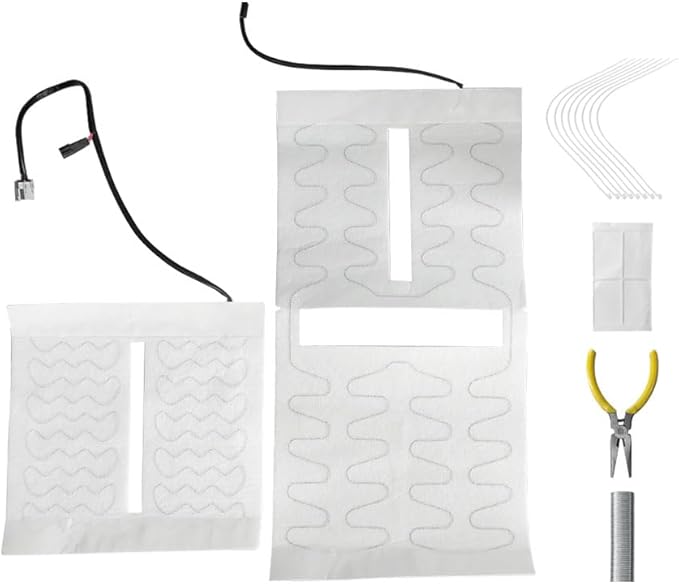 2 Set 15193975 Right/Left Seat Front Heat Pad Seat Cushion Fits for 2003-07 Cadillac Escalade Chevy Silverado GMC Sierra Pickup Truck SUV, 641106, 641105, 88940288, 88940289