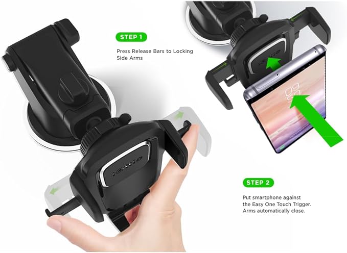 iOttie Easy One Touch Classic Dash & Windshield Universal Car Mount Phone Holder Desk Stand for iPhone, Samsung, LG, Moto and other Smartphones