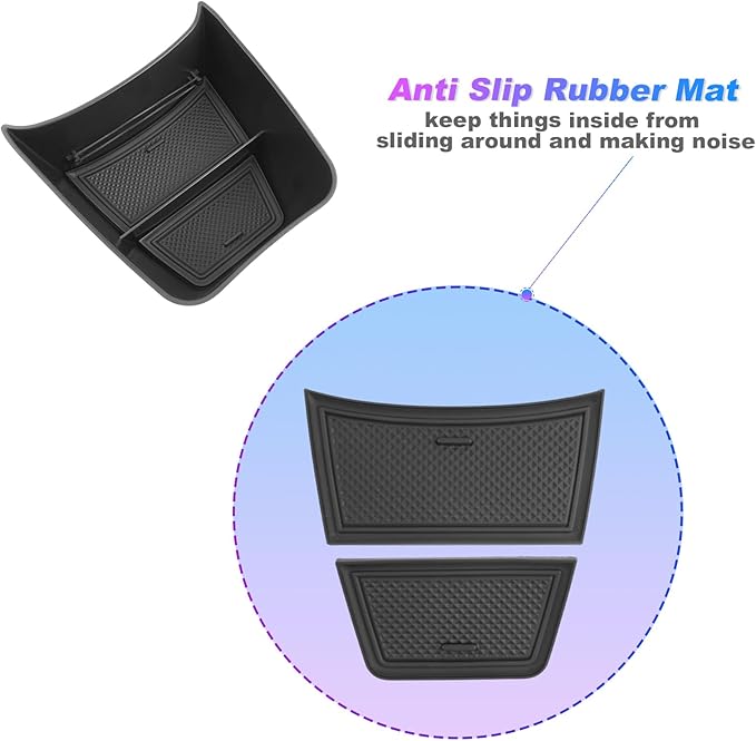SXCY Fit for 2024 2025 Chevy Trax Center Console Organizer 2024 2025 Chevy Trax Accessories (LS LT 1RS 2RS ACTIV) Console Tray for 2024 Trax Console Organizer 2024 Trax Console Organizer Tray Black