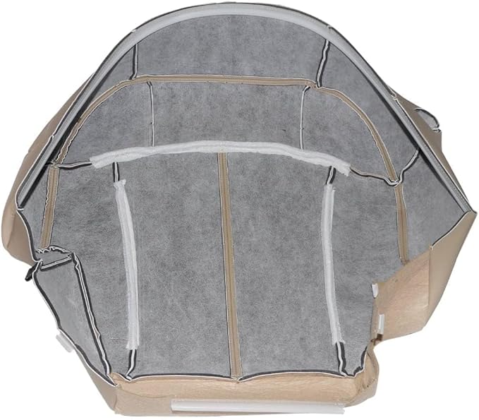 GXARTS Driver Side Bottom Replacement Leather Seat Cover Shale Light Tan #522 or 922 Fit for Chevy Tahoe Suburban 1500 2500 1999 2000 2001 2002