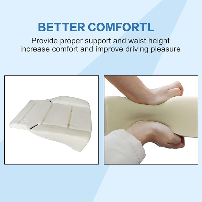 SecosAutoparts Driver Bottom Foam Seat Cushion Replacement Compatible with Chevrolet Suburban Silverado Tahoe GMC Sierra Yukon 2014 2015 2016 2017 2018 2019