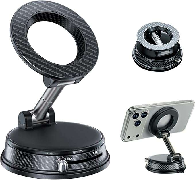 360° Adjustable Magnetic Phone Holder for ,iPhone 17 Pro Max, 16, 15, 14, 13, 12, Air Plus & More | Ideal for Cars, Kitchens, Bedrooms, Gyms & Other Locations | Secure, Versatile & Convenient