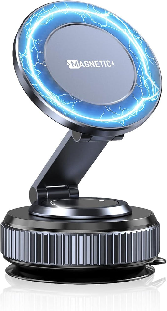 Car Phone Holder, 360°Adjustable Magnetic Phone Holder for Car,Super Magnetic Suction Cup Phone Mount,Phone Holders for Your Car for iPhone 17 Pro Max 16 15 14 13 12 Air Plus