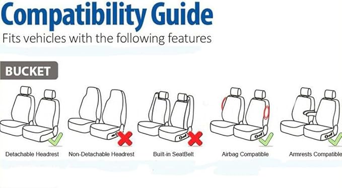 Universal Car Seat Cover PU Leather Car Seat Cushion Driver Seat Cover with Backrest - Car Front Seat Protector Fits 95% of Vehicles-1 Piece (Beige-B)