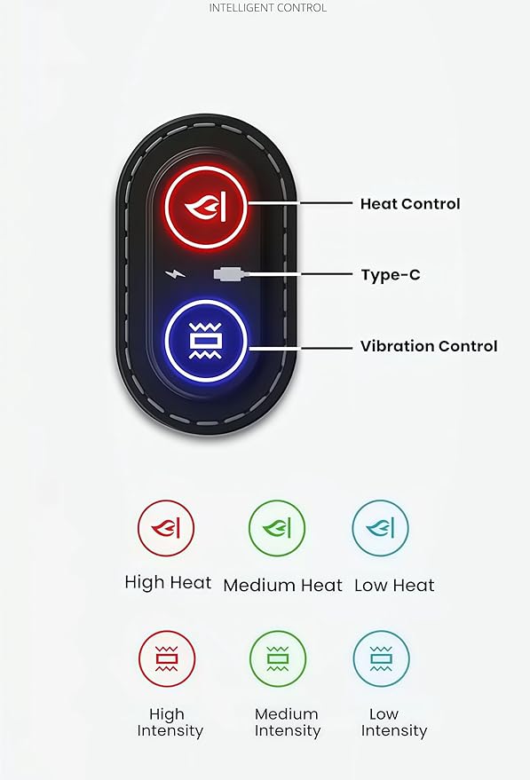 JUPENG Heated Massaging Car Leg Extende with Memory Foam，Vibrating Pillow for Long Drive ，Breathable Ergonomic Cushion with Heat，Car Seat Thigh Extender Support Cushions（Black, Brown, Beige） (Black)