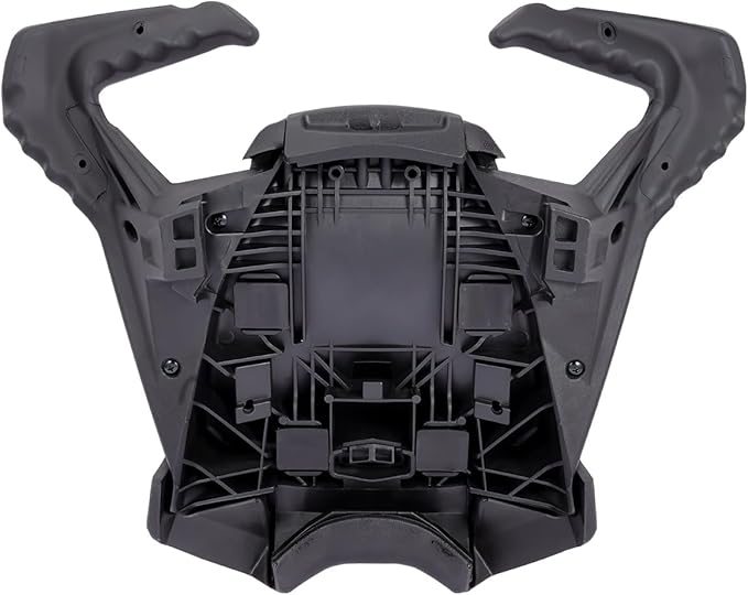Rear Passenger Seat, Soft Seat Pad with Grap Handles with Right and Left Side Passenger Footpeg Kit fits for Can-Am Ryker Ryker 600 900 (MAX Mount 219400800 Required)