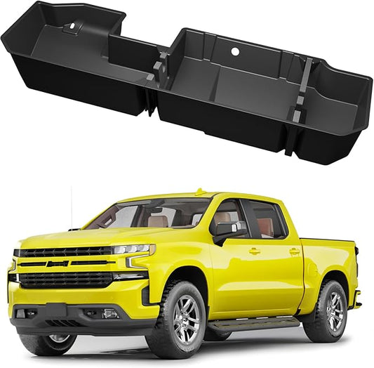 KINGGERI Under Seat Storage Boxes (Compatible with 2019-2026 Chevy Chevrolet Silverado 1500/GMC Sierra 1500, 2020-2026 Silverado/Sierra 2500HD/3500HD)