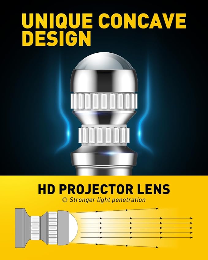 AUXITO 1156 LED Bulb Red Super Bright 7506 BA15S P21W LED Replacement with Projector for Taill Brake Backup Reverse DRL Signal Parking Lights, Pack of 2