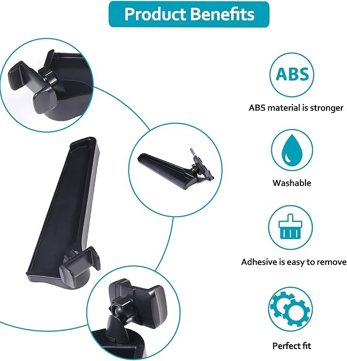 CHEAYAR Dashboard Storage Box Fit for Ford Maverick 2022, ABS Dash Panel Tray Organizer, Dash Tray Phone Holder Mount with Storage Box, Dash Center Console Table Storage Tray (Co-Pilot-Type A)