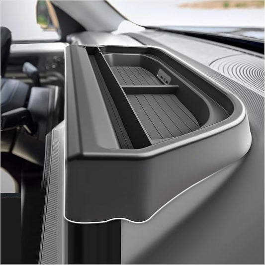 SXCY for 2025 2026 Ford Bronco Sport Dashboard Organizer Tray for 2025 2026 Ford Bronco Sport Accessories Screen Back Tray 2025 2026 Bronco Sport Behind Dash Console Organizer