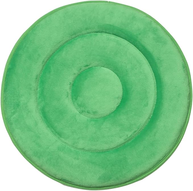 360 Degree Swivel Seat Cushion for Car or Chair,Rotating Seat Cushion for Elderly,Swivel Car Seat Chair Assist for Elderly to Turning Easily from Bed to Wheelchair (Green-1Count(17.7"X17.7"))