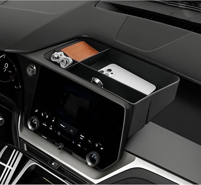 LUWU for 2025 2026 Lexus TX Dashboard Storage Tray 2024 2025 2026 Lexus TX 350/500h/550h+ 14-inch Behind Screen Organizer Center Console Display Box Dash Tray Lexus TX 2026 (Only for 14" Screen)