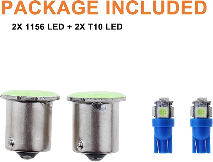 3Pcs Ice Blue Interior Map Dome Light LED Bulbs Compatible with 1987-1996 Ford F-150 F-250 Bronco