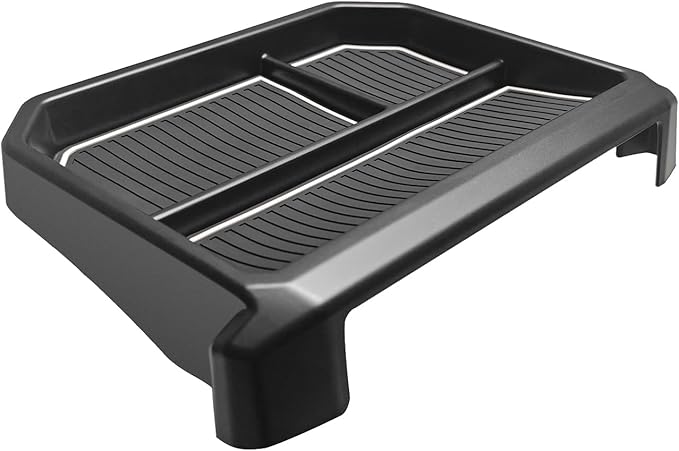 Muslogy Dashboard Storage Box for 2024 2025 2026 Tacoma & 2025 2026 4Runner Accessories Center Console Organizer w/ 8-inch Screen for SR SR5 TRD PreRunner TRD Sport Off-Road Pro Trailhunter (White)